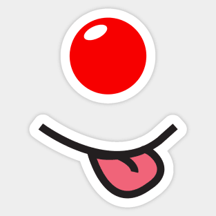 Red Nose Day, Funny And Inclusive Red Nose Sticker